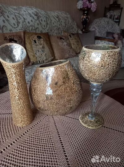 Вазы стекло