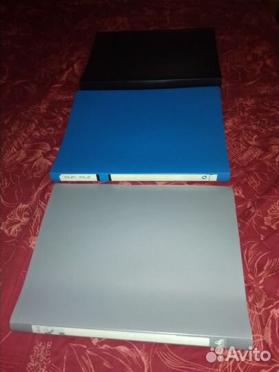 Папки канцелярские 5шт, 2 большие, 3 маленькие