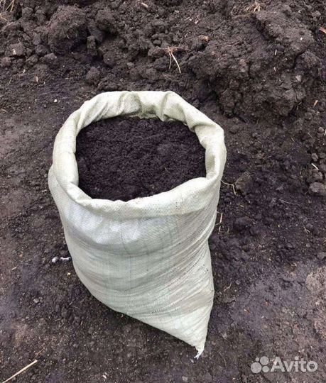 Чернозём навоз в мешках
