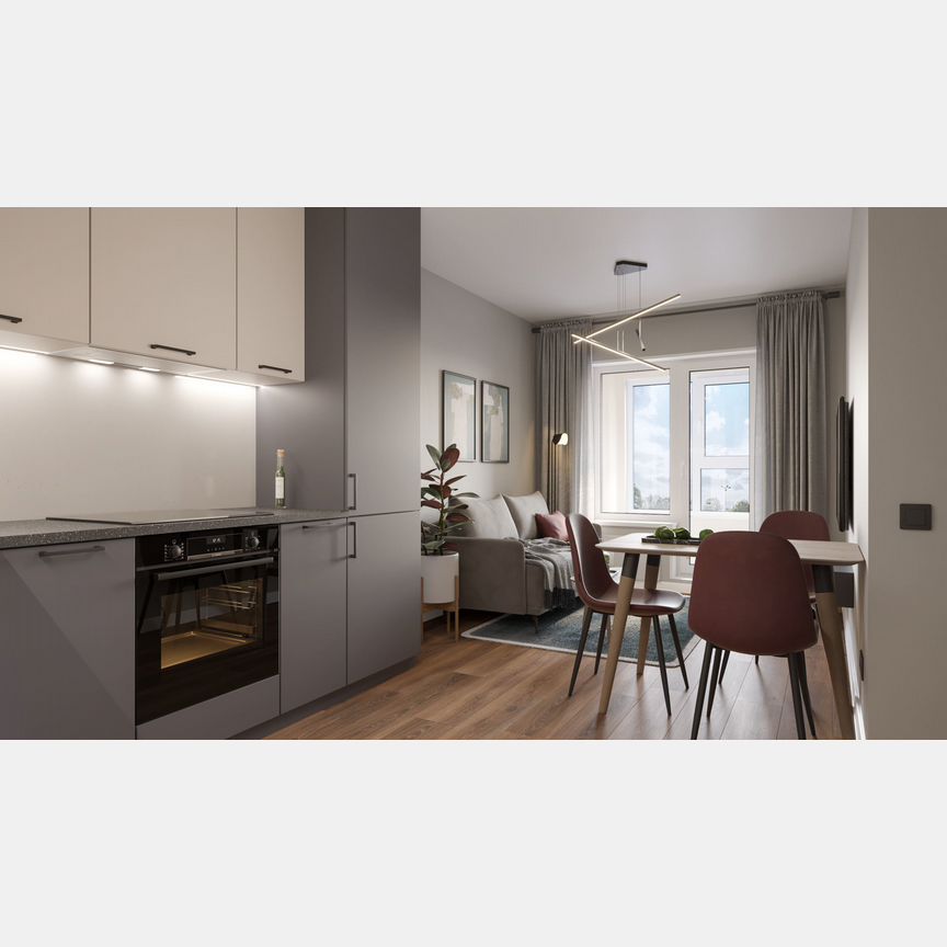 1-к. квартира, 31,7 м², 10/12 эт.