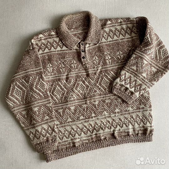 Свитер шерстяной мужской 50 L