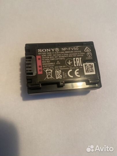 Аккумулятор Sony NP-FV50 Новый, в заводской упаков