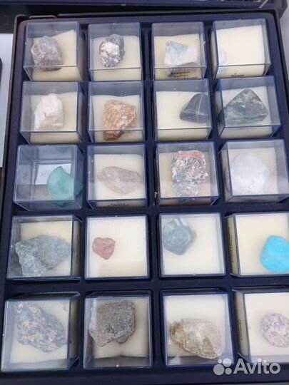 Коллекция камней минералов сокровища земли