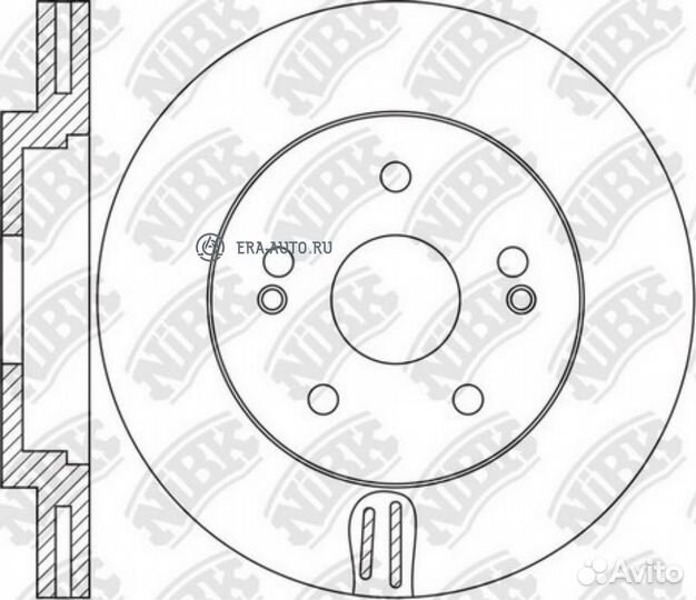 Nibk RN1644 Диск тормозной