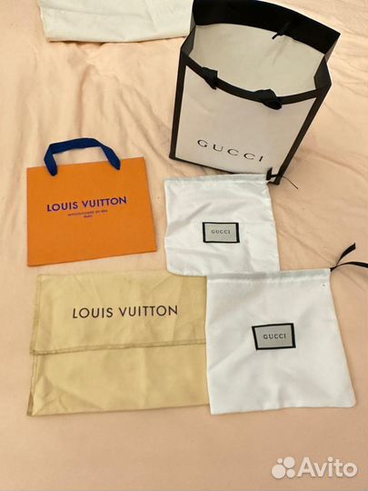 Пакет пыльник Louis Vuitton Gucci Оригинал