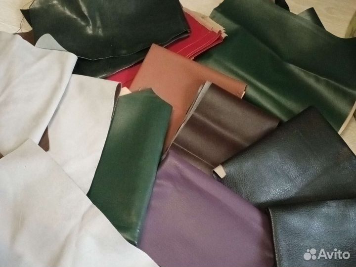 Кусочки кожзам для поделок