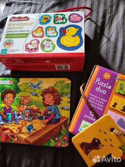 Пазлы для малышей пакетом