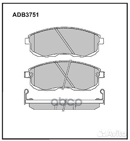 Колодки тормозные дисковые nissan Maxima, Teana