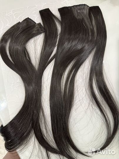 Волосы на заколках 55 см