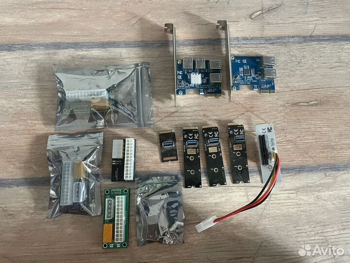 Разветвитель pci-e, синхронизаторы, переходники М2