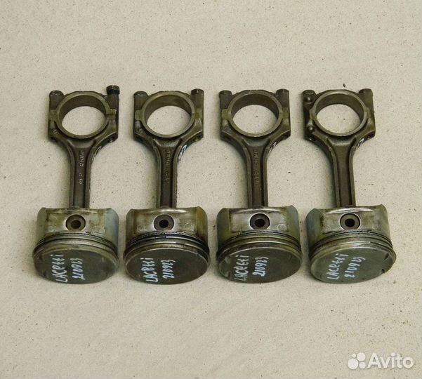 Шатун с поршнем F14D3 Chevrolet lacetti