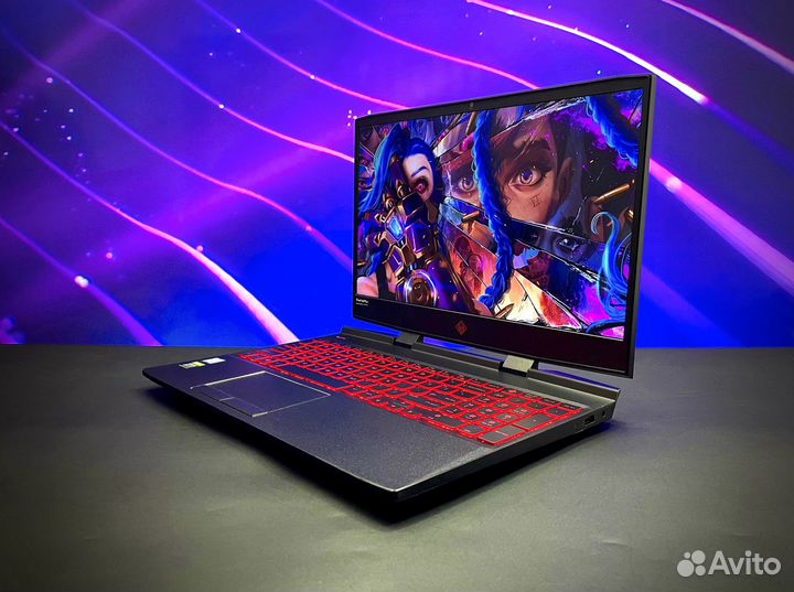 Игровой ноутбук HP Omen 15 / GTX 1660 Ti / i7