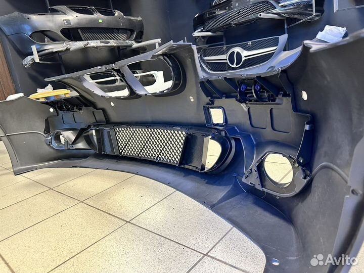 Bmw e60 передний бампер M tech М пакет