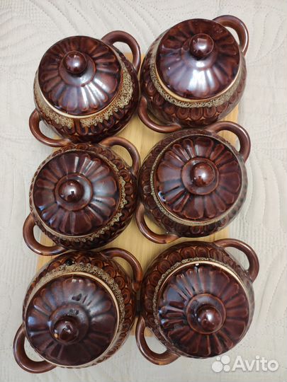 Горшок для запекания 6 шт