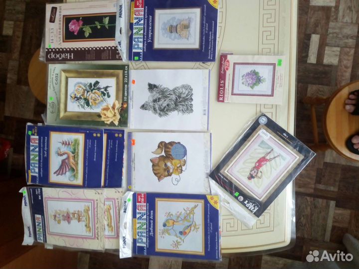 Наборы вышивания (вышивка) крестом