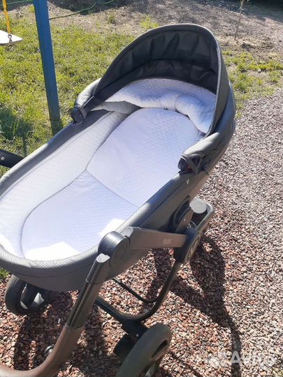 Коляска verdi 3 в 1 из экокожи