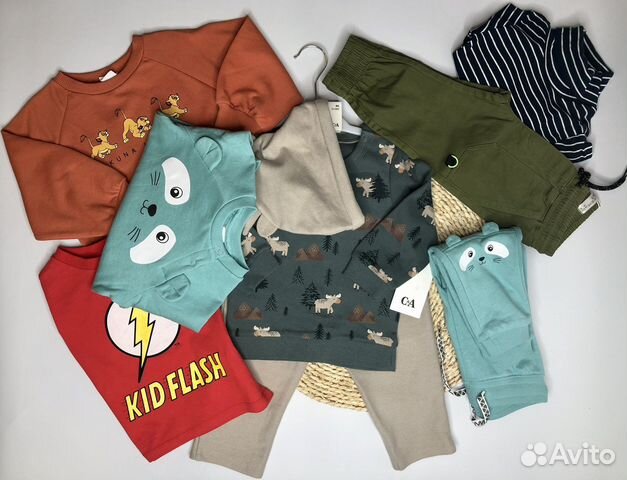 Вещи пакетом на мальчика C&A