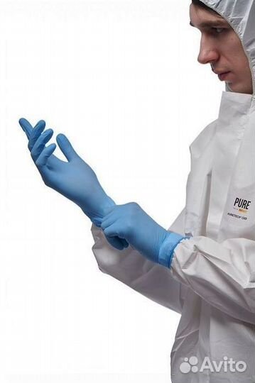 Перчатки нитриловые