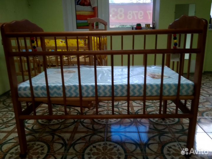 Новый матрас в детскую кроватку, упакован