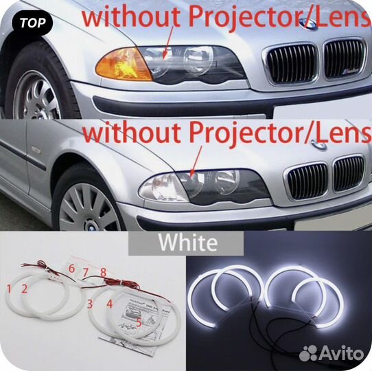 Ангельские глазки bmw e46