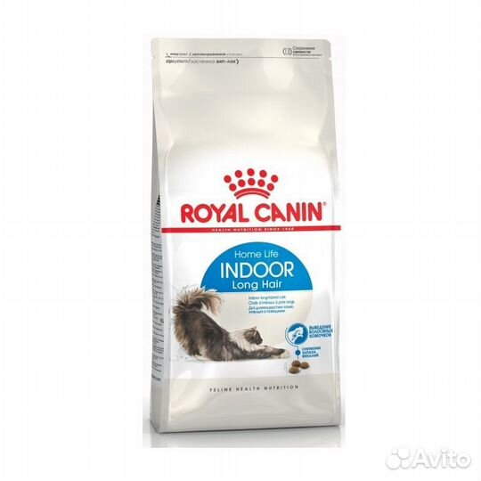 Royal Canin Indoor Long Hair для длиннош. кошек