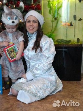 Костюм снегурочки 46-48