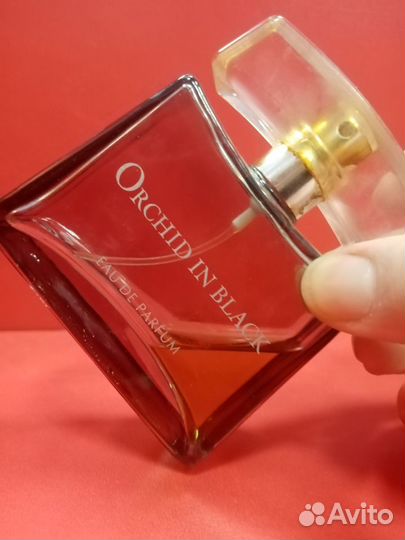 Парфюм Орхидея в чёрном винтаж остаток