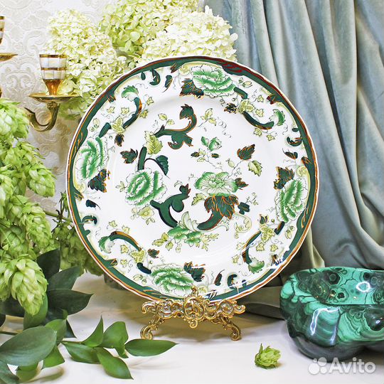 Коллекционная тарелка Mason's из серии Chartreuse