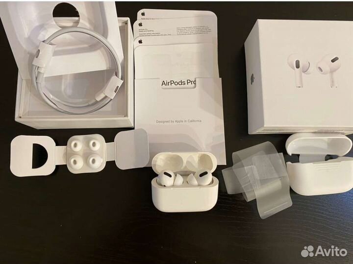 Беспроводные наушники AirPods Pro 2/3+ чехол новые