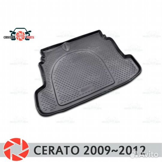 Коврики KIA Cerato 2012 салон, багажник+брызговики