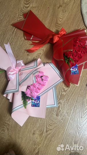 Мыльные розы букеты