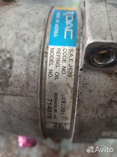 Компрессор кондиционера Aveo t250 F16D3