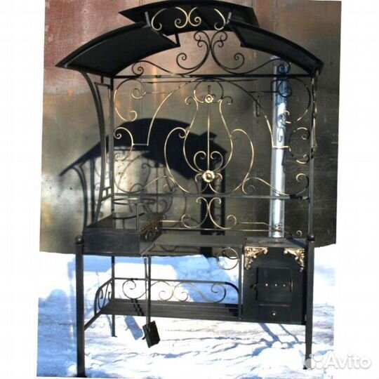 Мангал С крышей