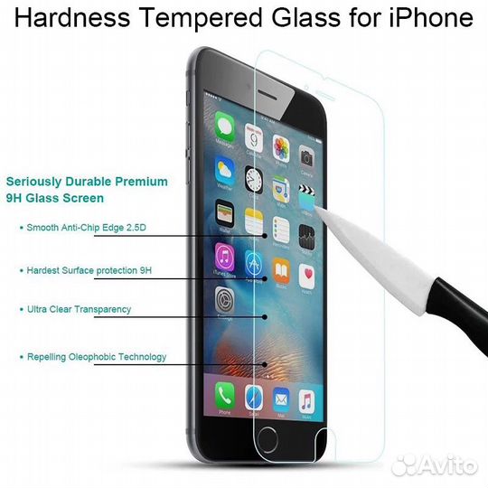 Защитные стекла на айфоны