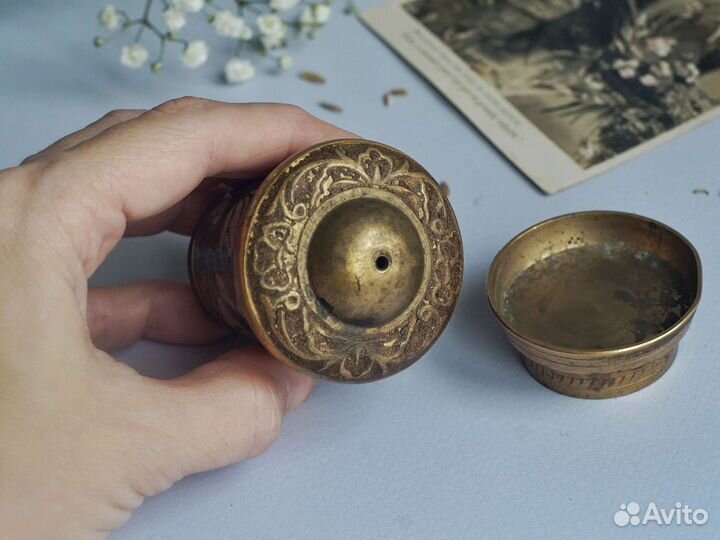 Набор для специй винтаж латунь