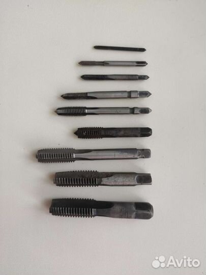 Метчики М3 - 16. 9 шт