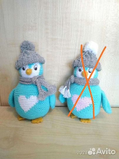 Вязаный пингвин