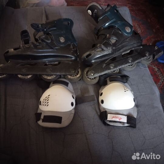 Роликовые коньки 35 38 детские