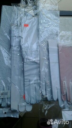 Митенки, перчатки свадебные, вечерние