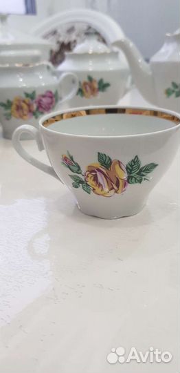 Чайный сервиз СССР рига на 12 персон