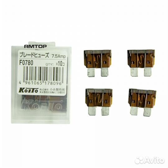 Koito F0780 F0780 koito Предохранитель 7,5A