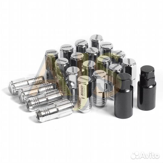 Гайки колесные Rays style M12*1.5 51мм (синий)