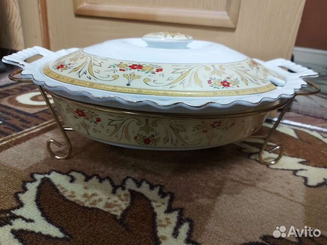 Мармит (утятница) новая с подогревом от свеч