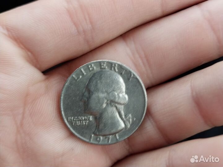 Монета США 1 доллар 1971