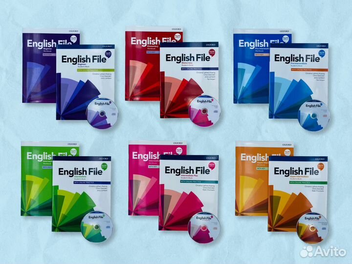 English File 4 издание (комплект S+W) + CD