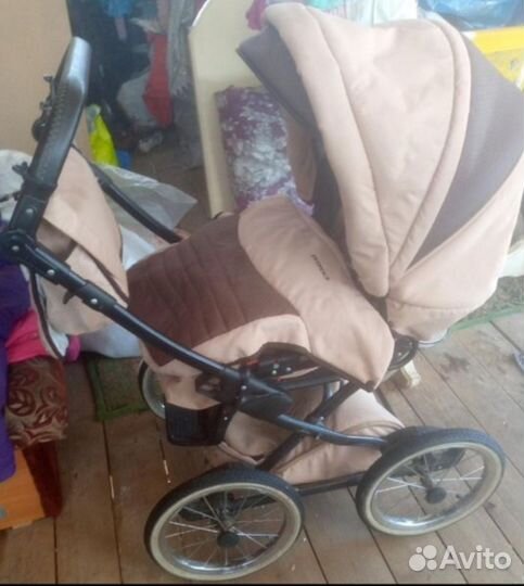 Коляска 2 в 1 riko blanca