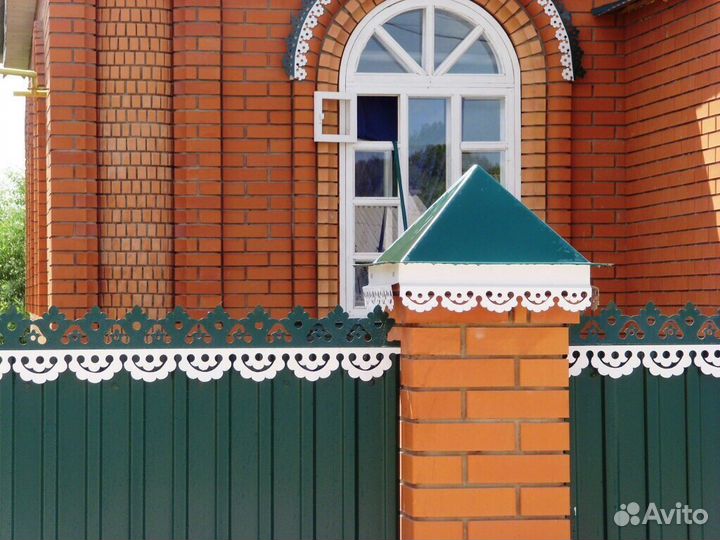 Узор металлический на забор и крышу