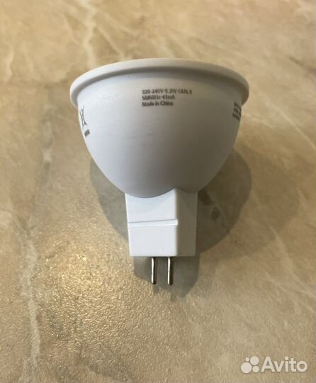 Лампа osram led star mr16 5.2 вт 3000к