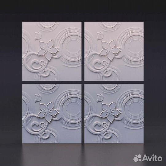 Гипсовая 3D панель 