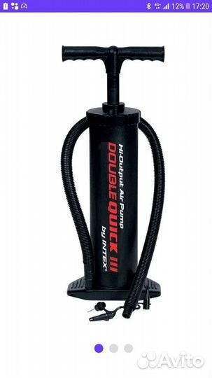 Насос ножной интекс 68615